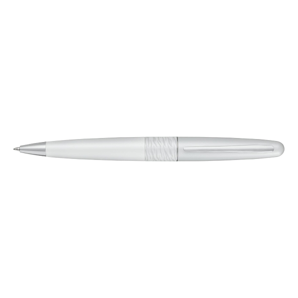 PILOT MR WHITE TIGER BALL PEN RETRACTABLE WHITE BODY WITH BLUE INK IN GIFT BOX